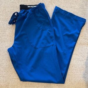 Skechers Scrubs | Reliance mid-rise straight leg scrub pant royal medium